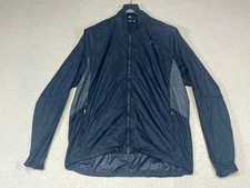 Fox Racing Jacket Mens Windbreaker Jacket Gray Full Zip Vented Size M-L See Pics