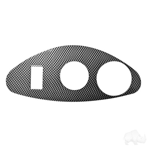 EZGO RXV Freedom Carbon Fiber Key Switch Cover Plate