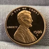1980-S Lincoln Memorial Cent Deep Cameo Proof receive coin pictured #5891