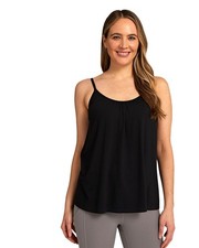 Cool Womens Shirred Flowly Relaxed Lounge Built-in Cups Shelf Bra Tank Cami, ...