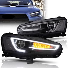 Vland Led Projector Headlights For 2008-2020 Mitsubishi Lancer Evo X Seq Lamp Vland Led Projector Headlights For 2008-2020 Mitsubishi Lancer Evo X Seq Lamp