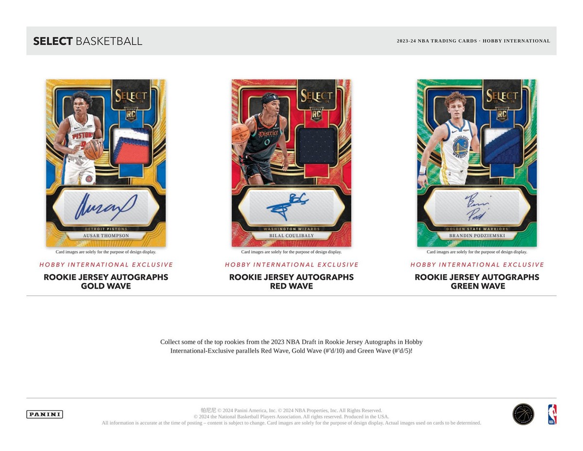 2023/24 PANINI SELECT BASKETBALL INTERNATIONAL HOBBY BOX | eBay