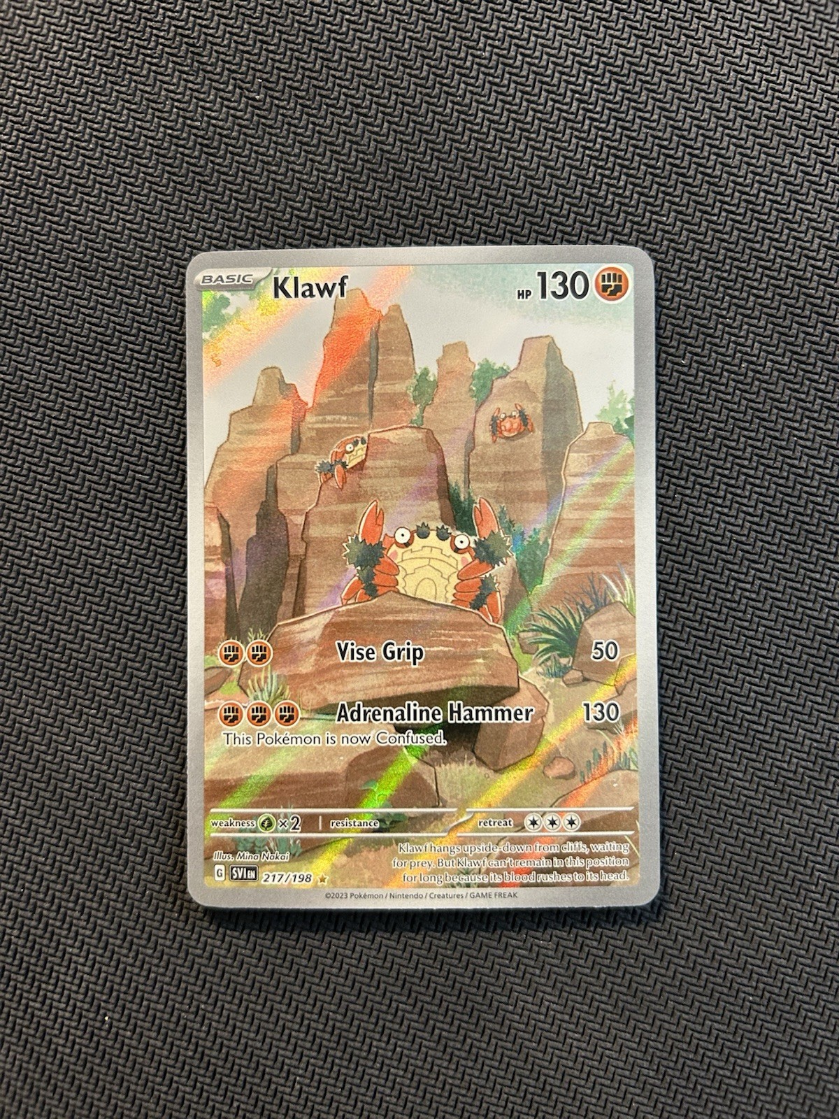 Pokemon TCG Klawf 217/198! NM Condition! See Description!