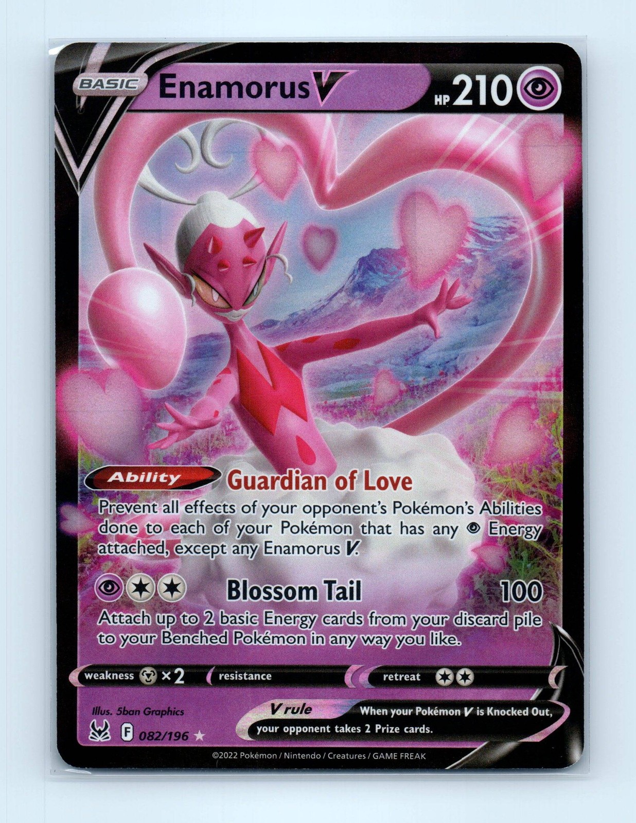 Pokemon tcg SWSH11: Lost Origin Enamorus V Near Mint or Better