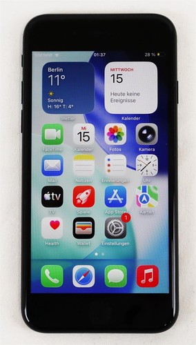 Apple iPhone SE 2022  64 GB Mitternacht ohne Simlock Akku: 97%  260823