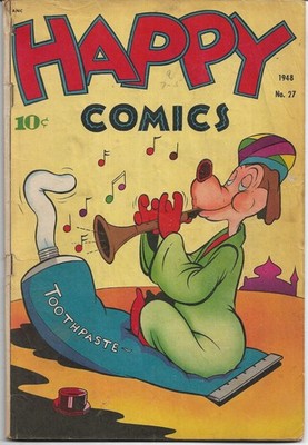 PINES Golden Age : Happy Comics #27 (Frank Frazetta) Owen Fitzgerald (Vince Fago