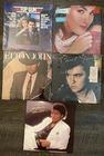 Lot of 5 Rock Albums Vinyl Records Michael Jackson Elton John Paul Young & More