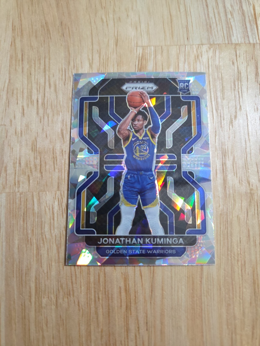 2021-22 Prizm JONATHAN KUMINGA Silver Ice Prizm #307 Rookie Golden State Warrior