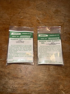 Saeco Top Punch #46507 #46528 Lyman/RCBS LOT of 2
