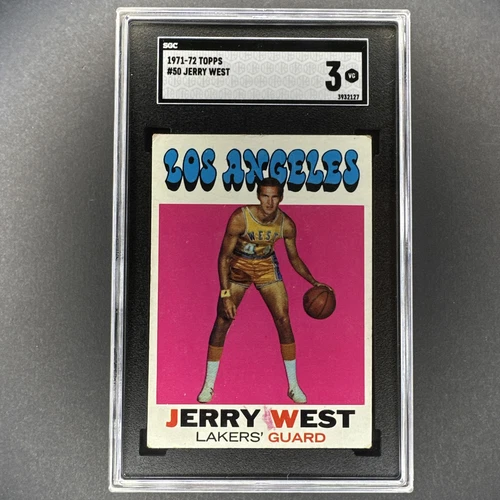 Jerry West 1971-72 Topps #50 SGC 3