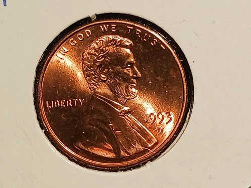 1993-D Lincoln Memorial Cent — photo from the most recent tracked eBay sale