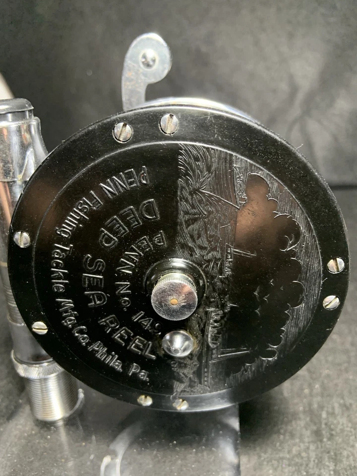 Penn No. 1939 Carrete de surf convencional 149 Mariner de la era de preguerra ¡RARO!🐠 Foto 3 de 4