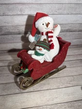 Hallmark Twinkling Sleigh Ride Snowmen 2016 Sound Light Motion Jingle Pals NEW!
