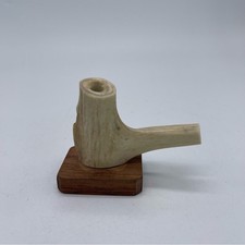 Handmade Antler Pen Holder. 3.25" Height
