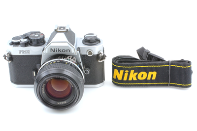 N MINT++ ] Nikon New FM2 FM2N Silver Film Camera Ai 50mm f1