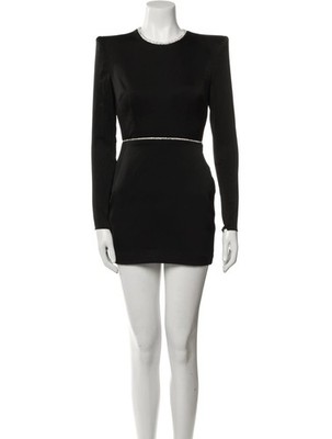 ALEX PERRY Crystal-embellished satin mini dress AU12/US8 | eBay