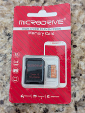 Microdrive Memory Card 64GB with SD Adapter High Speed