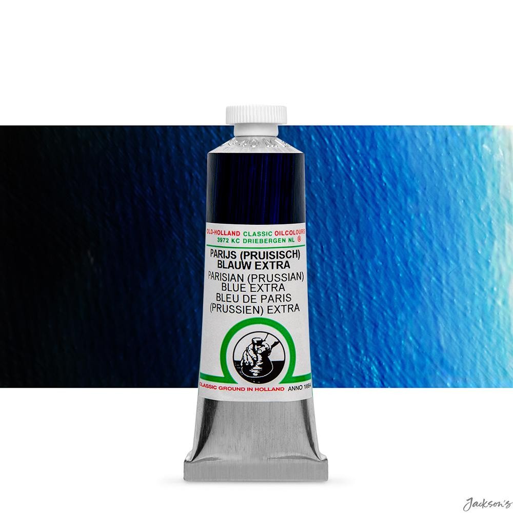 Old Holland Classic Oil Paint PB27 40ml Parisian Prussian Blue Extra Art Pain...