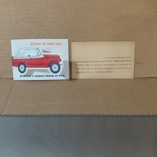 1967 Kaiser Jeep Jeepster Jeepster Commando Fold Out Promotional Mailer