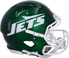 Garrett Wilson New York Jets Signed 2024 Speed Authentic Helmet