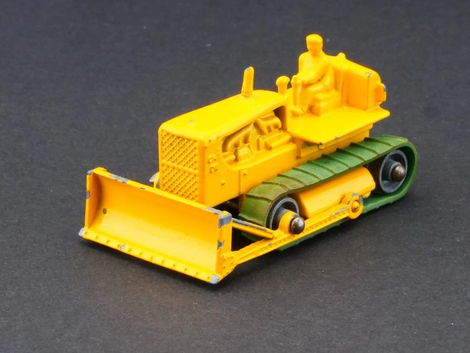 Matchbox 18 B regular wheels Caterpillar Bulldozer 1958 1706-02-65 - Bild 3 von 4