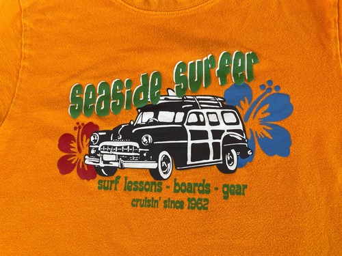 2006 GYMBOREE Surf Island Seaside Surfer Woodie Wagon Retro Graphic Tee 6 Yrs - Picture 2 of 5