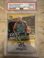 2022 Jeremy Sochan Gold Autograph Auto #/10 PSA 10 Gem mint Pop 1