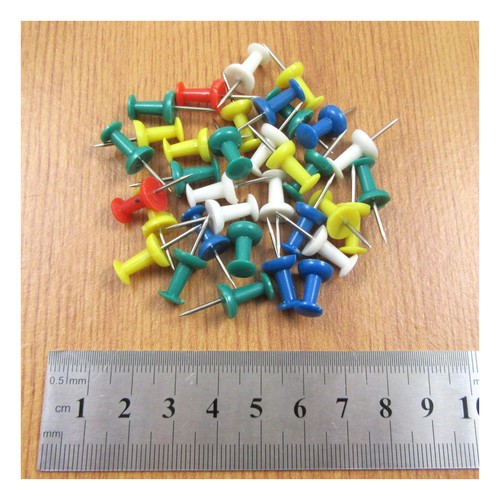 DRAWING PINS THUMB TACS PAPER CLIPS Push in notice cork board office map eBay