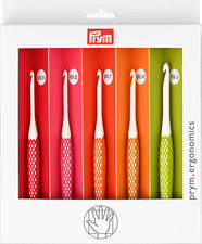 Prym Ergonomics Crochet Hook Set, Small E, G, 7, H, J