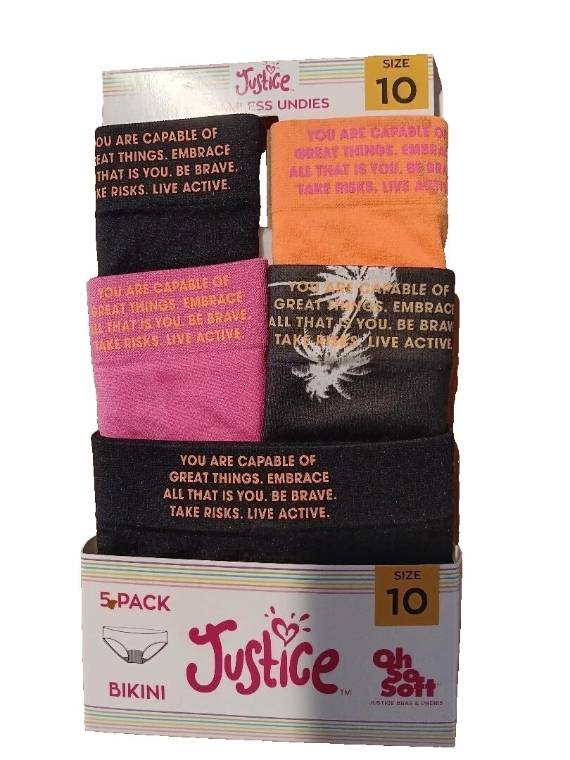 Ropa interior de poliéster Justice Girls'