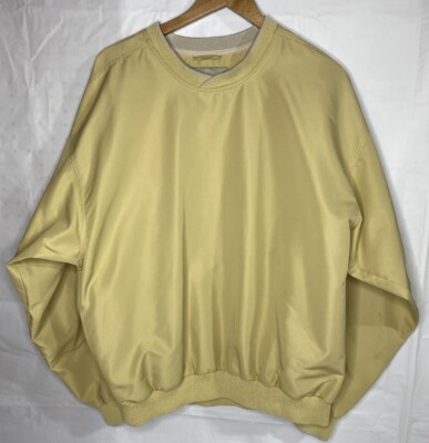 Cutter & Buck Golf Anorak Pullover Jacket Beige Khaki Long Sleeve Men s Size L