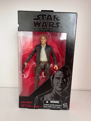 VERPACKTE 6'' STAR WARS THE BLACK SERIES #18 HAN SOLO ACTIONFIGUR HASBRO