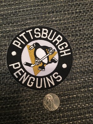 Pittsburgh Penguins Vintage Embroidered Iron On Patch Awesome