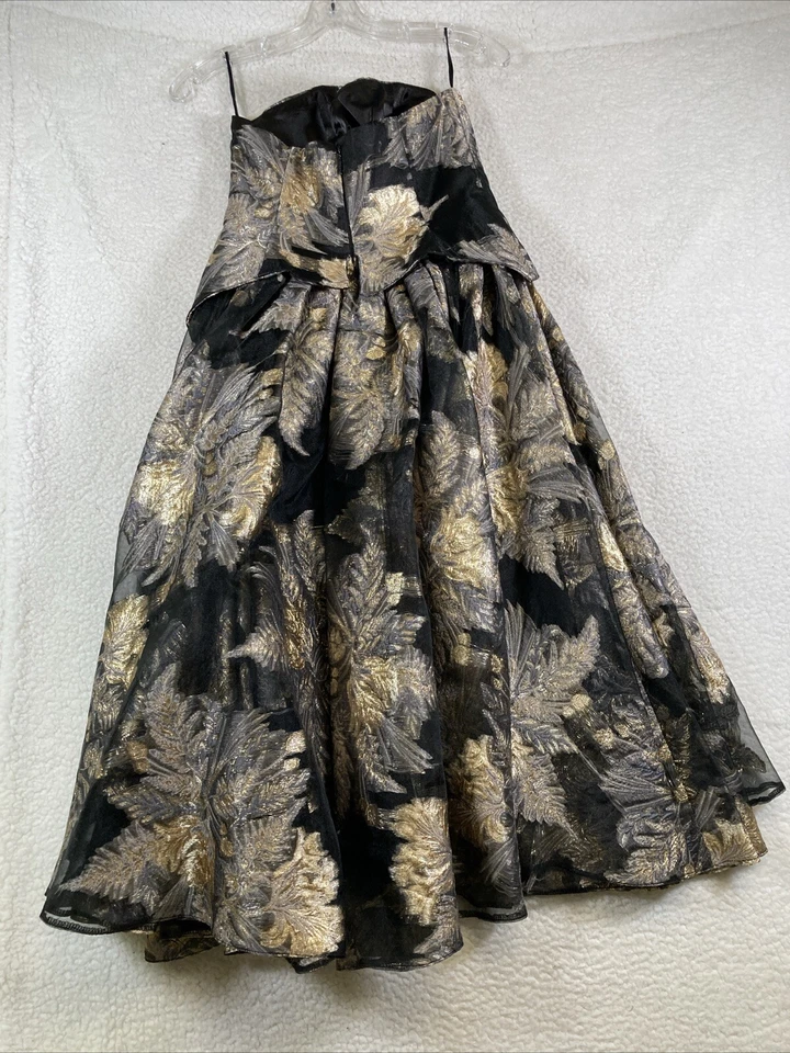 Nina Raynor John Paul Ataker короткая подкладка вечернее платье без рукавов, размер 6 - Изображение 2 из 4