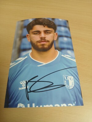 Signed Photo Abu Bekir Ömer El Zein Magdeburg NEW 