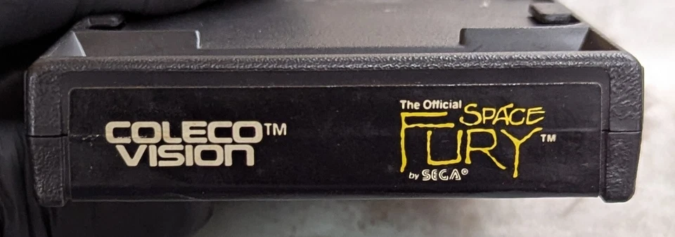 Cartucho Colecovision Space Fury APENAS limpo, testado, pela Sega - Imagem 3 de 3