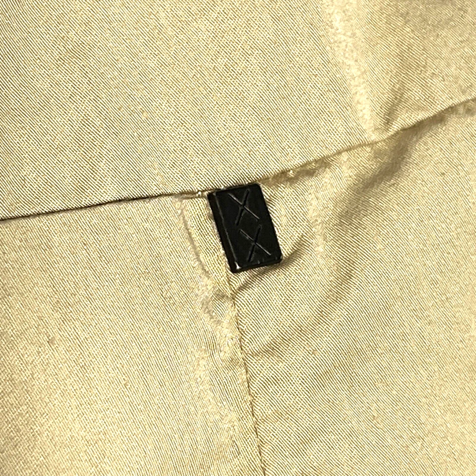 Pantalones de mezclilla Genetic para mujer 26 beige acampanados pantalones Burke pierna ancha academia oficina Foto 4 de 4