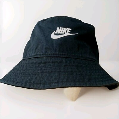 Nike Kids Bucket Hat Black 100% Cotton Size L/XL CZ6125 100