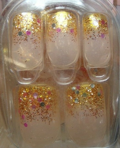 Kiss imPRESS Press-on Nails Medium, Shiny - Choose Color Pink, Coral, French - Picture 7 of 11