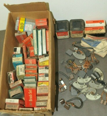 NORS NOS domestic automotive car truck alternator generator BRUSH SETS LOT bulk