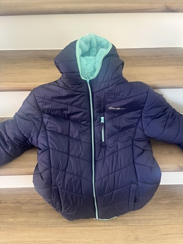 **MUST SEE** Kids Eddie Bauer Reversible Puffer Jacket Large 14-16 Kids