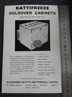 Werbedruck Alexander Battye Ltd Bramley Leeds Industrie 1962