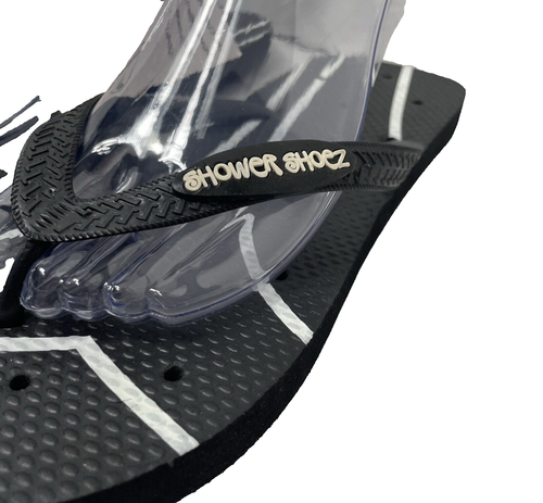 Shower Shoez Women Flip Flops Antimicrobial Non-Slip Pool Water Sandals Large - Picture 2 of 5