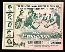THE PATHFINDER 1952 ORIGINAL MOVIE HERALD -  GEORGE MONTGOMERY