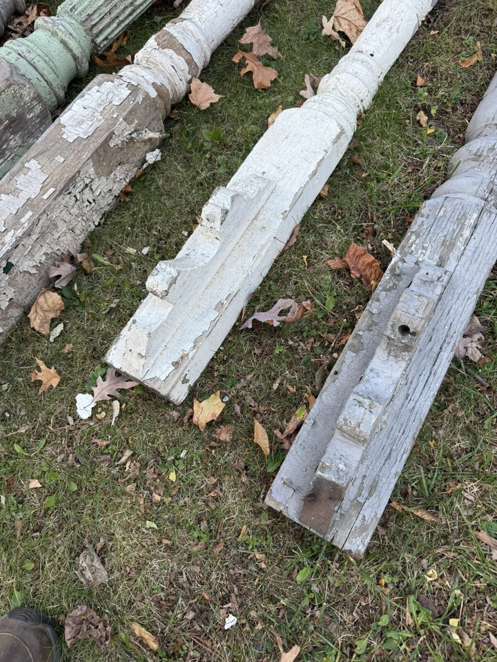 Antique Victorian fluted Porch Post Pillars We Deliver Just Ask For Quote. - Image 3 of 4