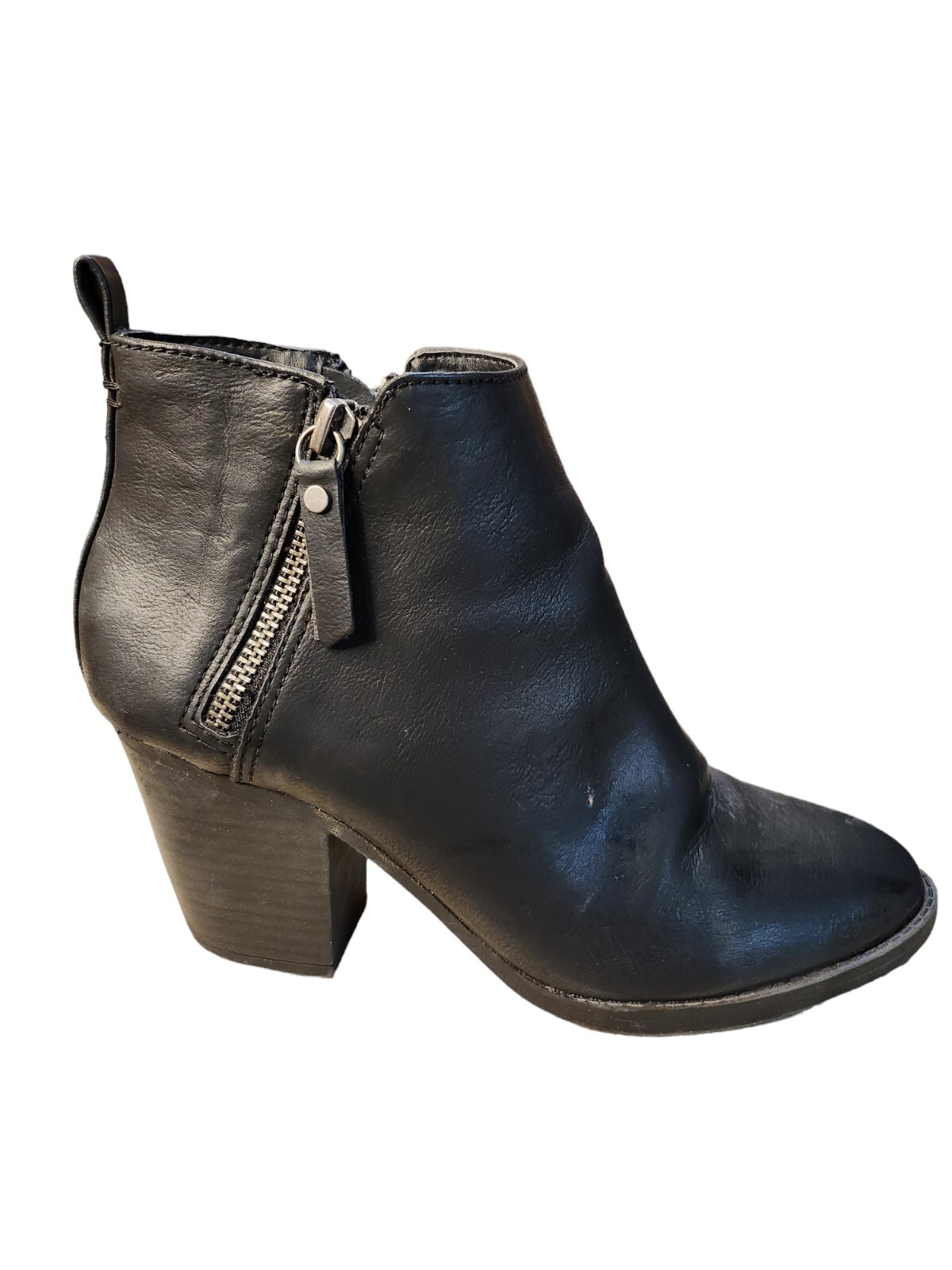 Universal Thread Double Zip Ankle Block Heeled Bo… - image 2