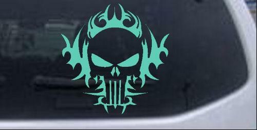 Punisher Tribal Skull Car or Truck Window Laptop Decal Sticker - Picture 12 of 32