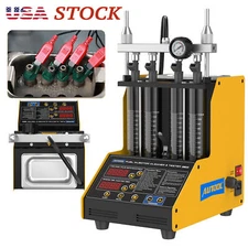 Fuel Injector Cleaner Tester Car Motor Ultrasonic Injector Cleaning Machine 110V