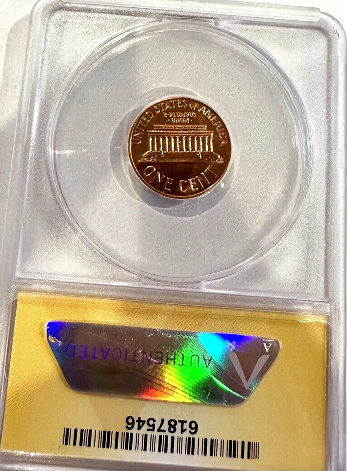 1964-P LINCOLN 1c Memorial ~ ANACS PR68RD ~ 1 EXCEPTIONAL Coin ~ BARGAIN #46/25 - Image 4 of 4