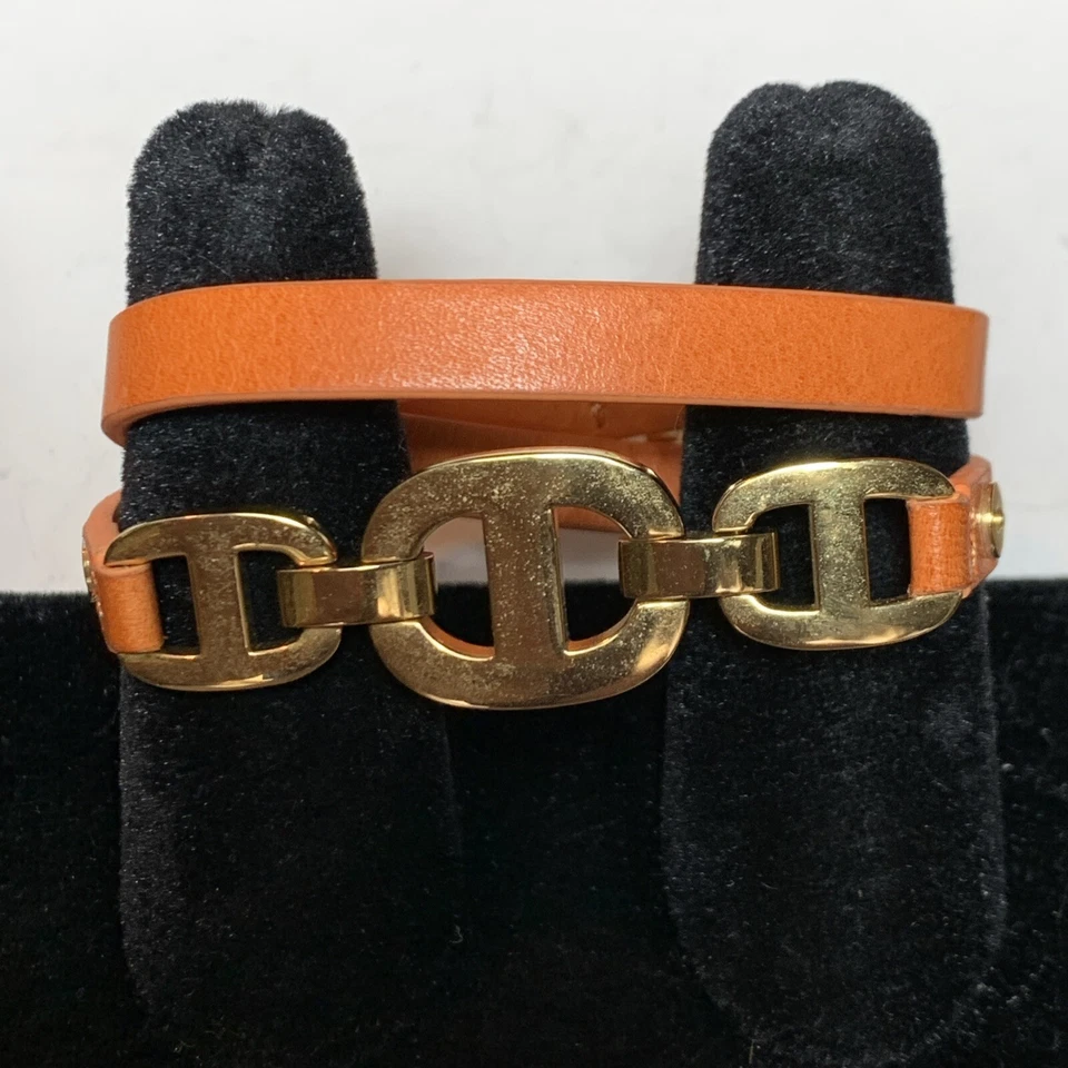 MICHAEL KORS Cuero Dorado Naranja Foto 4 de 4